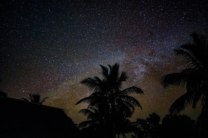 ciel étoilé au guyana dans le rupununi